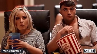 Cinema Usher Troye Dean Finds Dante & Michael Fucking In The Empty Film Theater After The Film Ends – Men