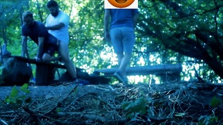 Big Bear Fucks Tattooed Guy On Cruising Ground While Dudes Walks By