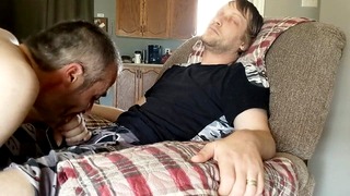 Sucking Off My Blonde Boyfriend’s Friend