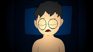 Horny Guy Scared Shitless As The Moon And Sun Gang Fuck His House