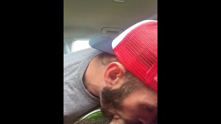 Public Car Throat Fucked