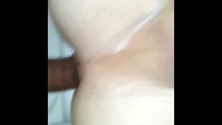 Femboy Takes Huge BBC Bareback Creampie