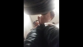 Public Bathroom Twink Blowjob