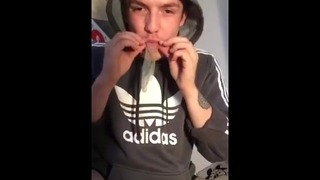 Humiliated Teen Drinks Cum