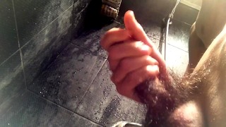 My Solo Shower Session Ends in a Huge Cumshot
