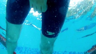 Korean Speedo Boy Squirts Cum