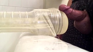 Edging with Fleshlight and Cum Lube
