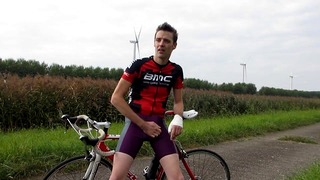 Cyclist’s Public Underwear Masturbation Fetish